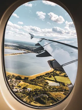 View from a plane sale